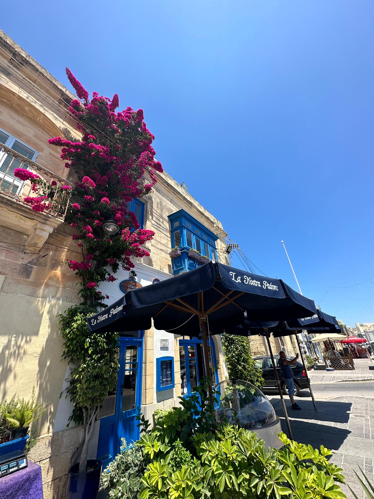 Marsaxlokk harbor view