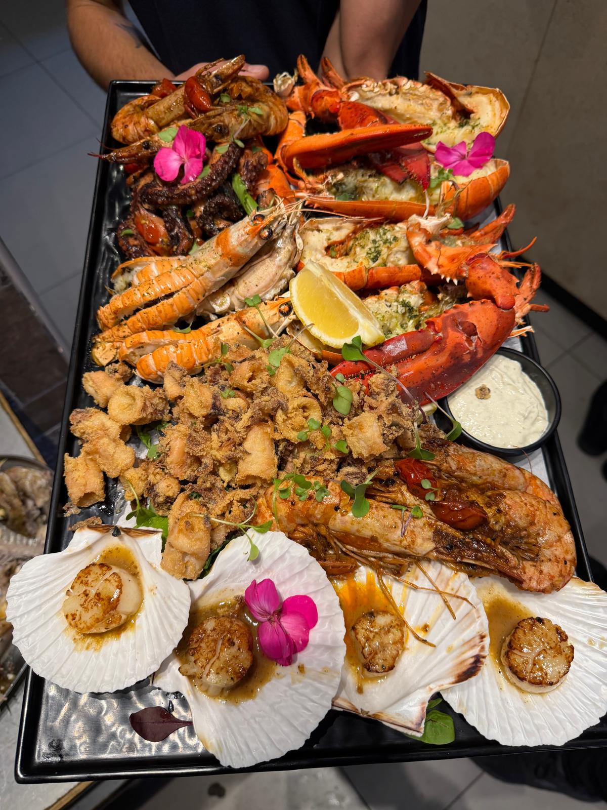 Seafood platter